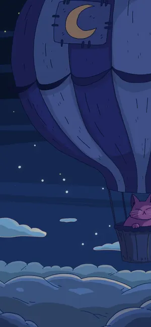 Above the Clouds galaxy phone wallpaper by Purrple Cat