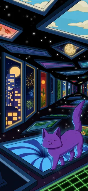Multiverse 2 galaxy phone wallpaper by Purrple Cat