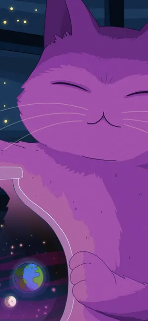 Multiverse galaxy phone wallpaper by Purrple Cat